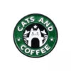 Pins Chat Cats And Coffee -Animalière Décoration Magasin file 1245