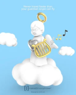Porte Clés Ange Gardien -Animalière Décoration Magasin file 125