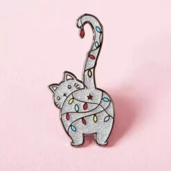 Pins Chat Guirlande De Noël