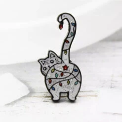 Pins Chat Guirlande De Noël -Animalière Décoration Magasin file 1339