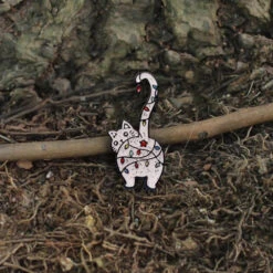 Pins Chat Guirlande De Noël -Animalière Décoration Magasin file 1340