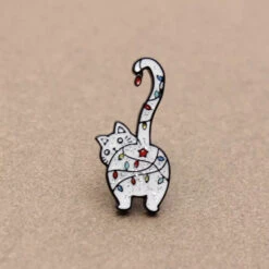 Pins Chat Guirlande De Noël -Animalière Décoration Magasin file 1341