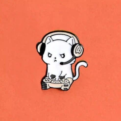 Pins Chat Gamer -Animalière Décoration Magasin file 1392