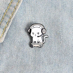 Pins Chat Gamer -Animalière Décoration Magasin file 1394