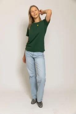 T-Shirt Vert Foncé Canard Jaune -Animalière Décoration Magasin file 14