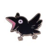 Pins Oiseau Noir -Animalière Décoration Magasin file 1433