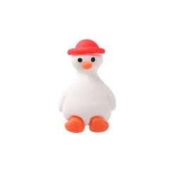 Pins Canard Blanc Chapeau Rouge