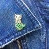 Pins Chat Sirène -Animalière Décoration Magasin file 157