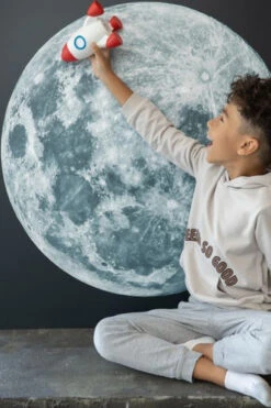 Veilleuse Fusée Rouge -Animalière Décoration Magasin file 1737