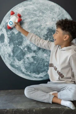 Veilleuse Fusée Rouge -Animalière Décoration Magasin file 1738