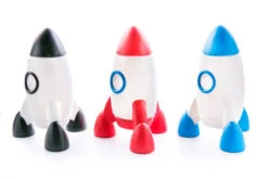 Veilleuse Fusée Rouge -Animalière Décoration Magasin file 1743