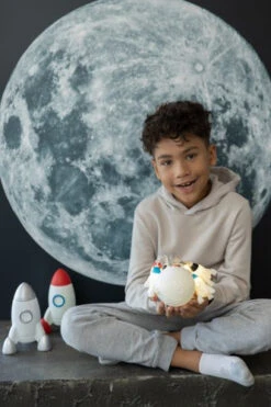 Veilleuse Fusée Argent -Animalière Décoration Magasin file 1764