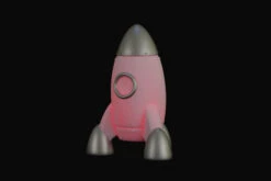 Veilleuse Fusée Argent -Animalière Décoration Magasin file 1766