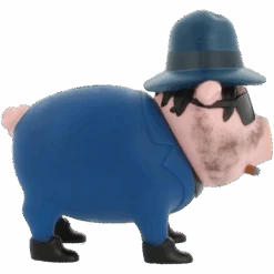 Cochon Gangster 13 Cochon Gangster -Animalière Décoration Magasin file 186