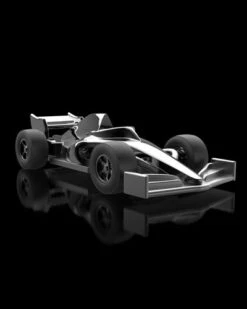 Porte Clés Voiture F1 Noire -Animalière Décoration Magasin file 1941