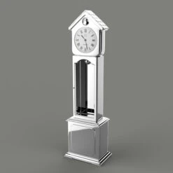 Porte Clés Horloge Argenté -Animalière Décoration Magasin file 1964