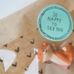 Porte Clés Renard Cesar -Animalière Décoration Magasin file 1967