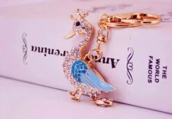 Porte-Clés Canard Couronne Strass -Animalière Décoration Magasin file 2003