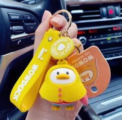 Porte Clés Canard Ciré Jaune -Animalière Décoration Magasin file 2023