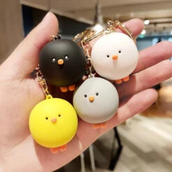 Porte Clés Canard Boule Jaune -Animalière Décoration Magasin file 2045