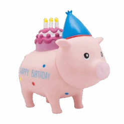 Cochon Anniversaire -Animalière Décoration Magasin file 205