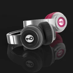 Porte-clés Casque Audio Rose -Animalière Décoration Magasin file 2062