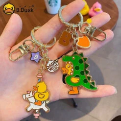 Porte Clés B.Duck Métal -Animalière Décoration Magasin file 2073