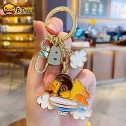 Porte Clés B.Duck Métal -Animalière Décoration Magasin file 2075