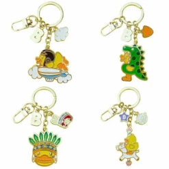 Porte Clés B.Duck Métal -Animalière Décoration Magasin file 2078