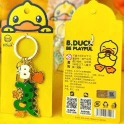 Porte Clés B.Duck Métal -Animalière Décoration Magasin file 2081
