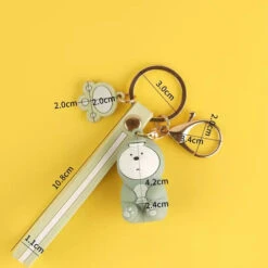 Porte Clés Ours Déguisé -Animalière Décoration Magasin file 2088