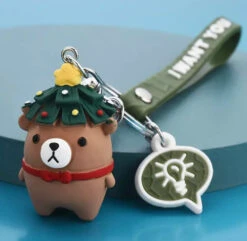 Porte-clés Ours De Noël