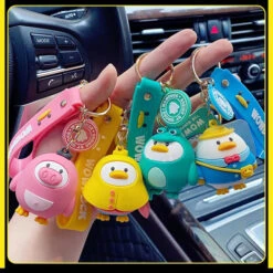 Porte Clés Canard Écolier -Animalière Décoration Magasin file 2106