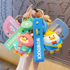 Porte Clés Canard Écolier -Animalière Décoration Magasin file 2107