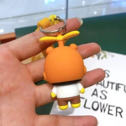 Porte Clés Canard LaLafanfan Casque -Animalière Décoration Magasin file 2116