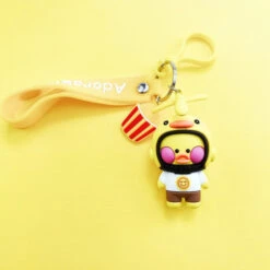 Porte Clés Canard LaLafanfan Casque -Animalière Décoration Magasin file 2118