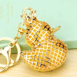 Porte Clés Canard Strass -Animalière Décoration Magasin file 215