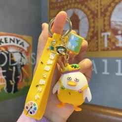 Porte-Clés Canard Peintre