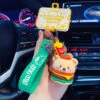 Porte Clés Ours Burger 1 Porte Clés Ours Burger -Animalière Décoration Magasin file 2214