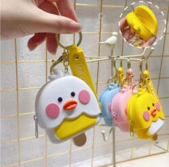 Porte Clés Canard Glace Porte Monnaie -Animalière Décoration Magasin file 2288