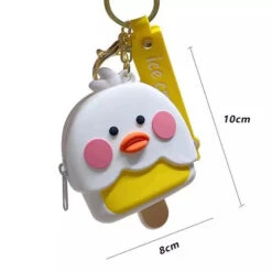 Porte Clés Canard Glace Porte Monnaie -Animalière Décoration Magasin file 2290