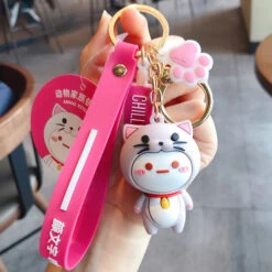 Porte Clés Kaomoji Déguisé -Animalière Décoration Magasin file 2298