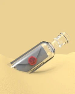 Porte Clés Bouteille à La Mer -Animalière Décoration Magasin file 2320