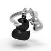 Porte-Clés Canard Noir Métal