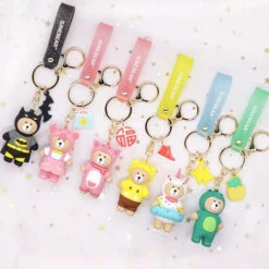 Porte Clés Ours Cochonne -Animalière Décoration Magasin file 2461