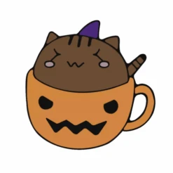 Pins Chat Halloween Teacup