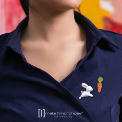 Pins Lapin Et Carotte -Animalière Décoration Magasin file 2530