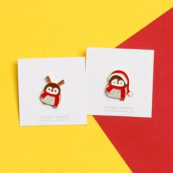 Pins Pingouin De Noël -Animalière Décoration Magasin file 2544