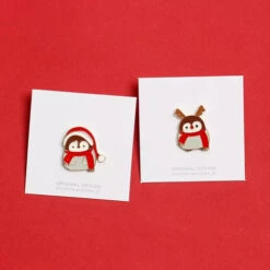 Pins Pingouin De Noël -Animalière Décoration Magasin file 2545