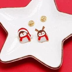 Pins Pingouin De Noël -Animalière Décoration Magasin file 2547